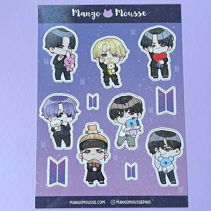 BTS Sticker Sheet