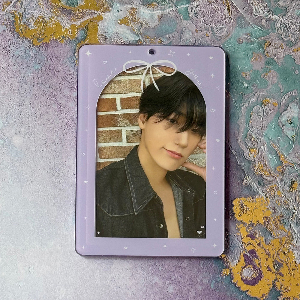 Purple LY Photocard Holder