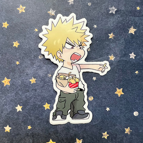 Explosion Boy Sticker