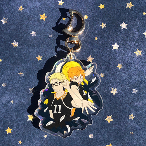 Sun & Moon Acrylic Keychain